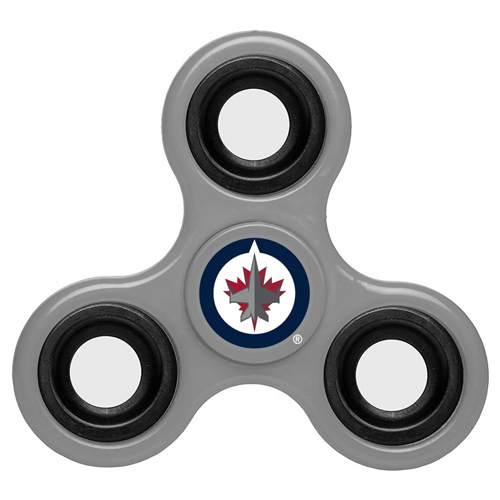 NHL Winnipeg Jets 3 Way Fidget Spinner G103 - Gray